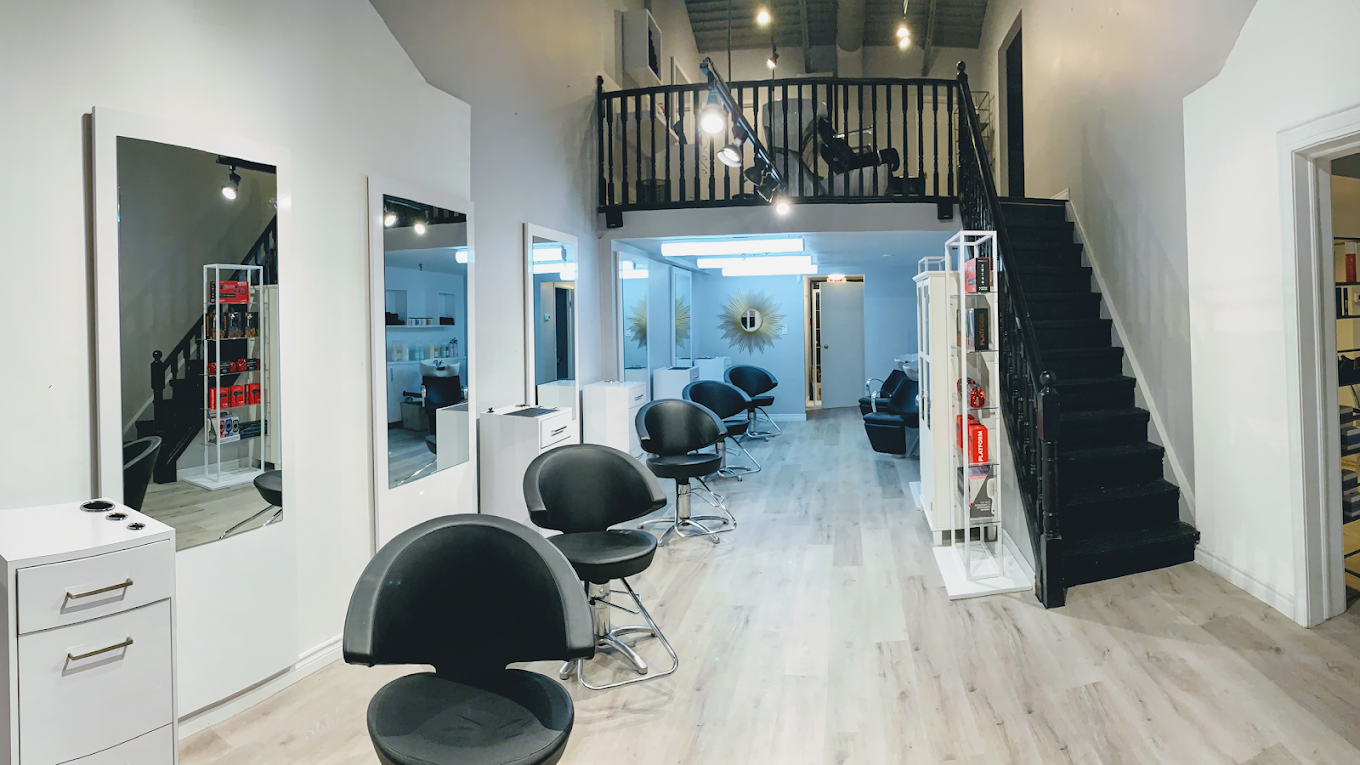 The Cutting Edge salon interior